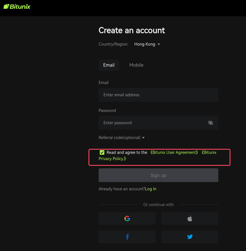 سایت ثبت نام bitunix