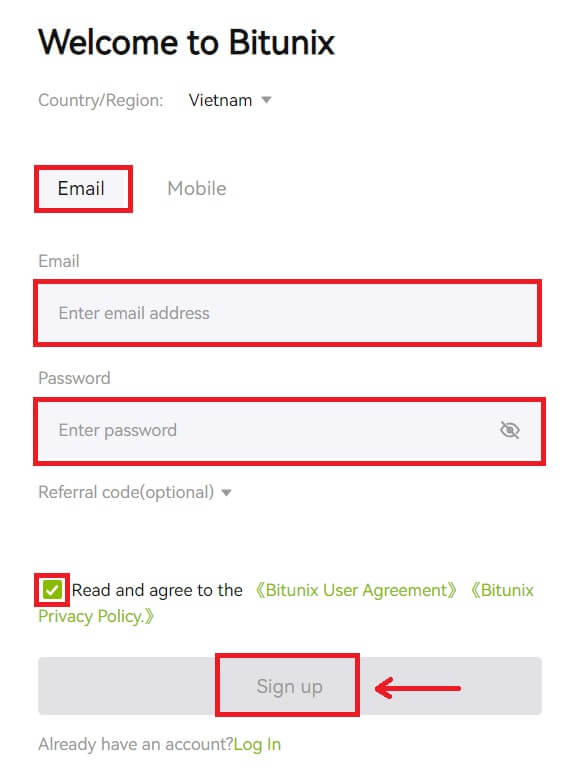 ثبتنام صرافی Bitunix فارسی