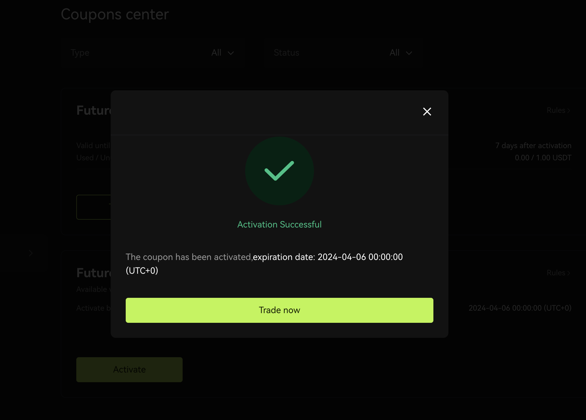 معاملات فیوچرز در صرافی بیت یونیکس Bitunix