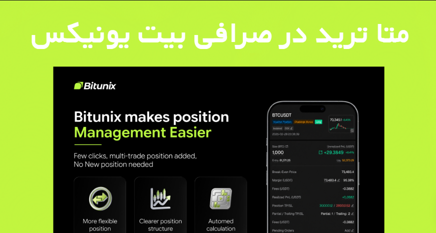 متا ترید در صرافی بیت یونیکس Bitunix